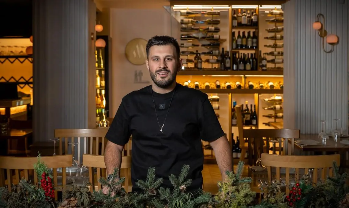 Ο chef μέσα στο Marrone της Καλαμαριάς